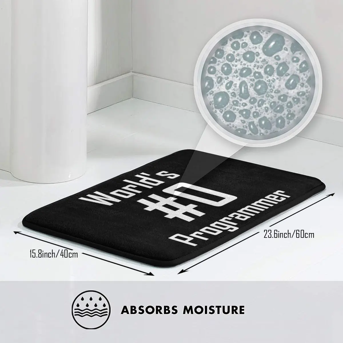 Операционная система Linux Tux Пингвин нескользящий коврик для двери