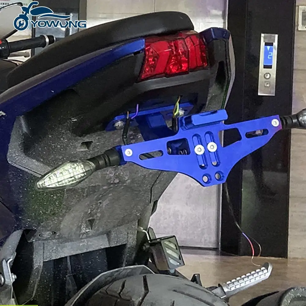 

Motorcycle License Plate Bracket Licence Plate Holder Frame Number Plate For YAMAHA TRACER 900 700 GT 900GT TRACER MT09 MT07