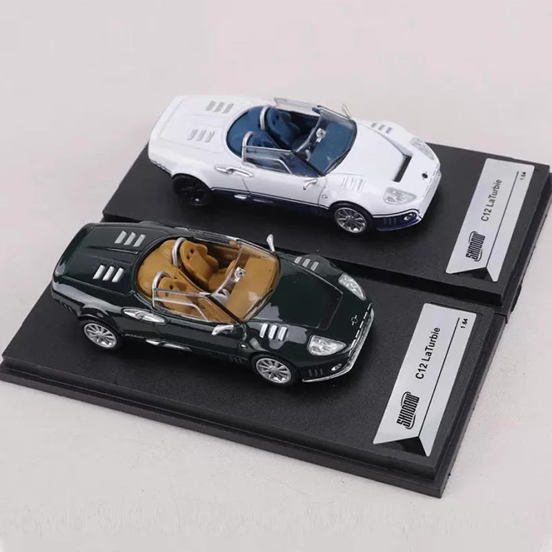 Фото Масштабная модель спортивного автомобиля Spyker C12 LaTurbie Convertible 1:64, имитация, из сплава, статическая, коллекционная, игрушка, подарок, сувенир №2