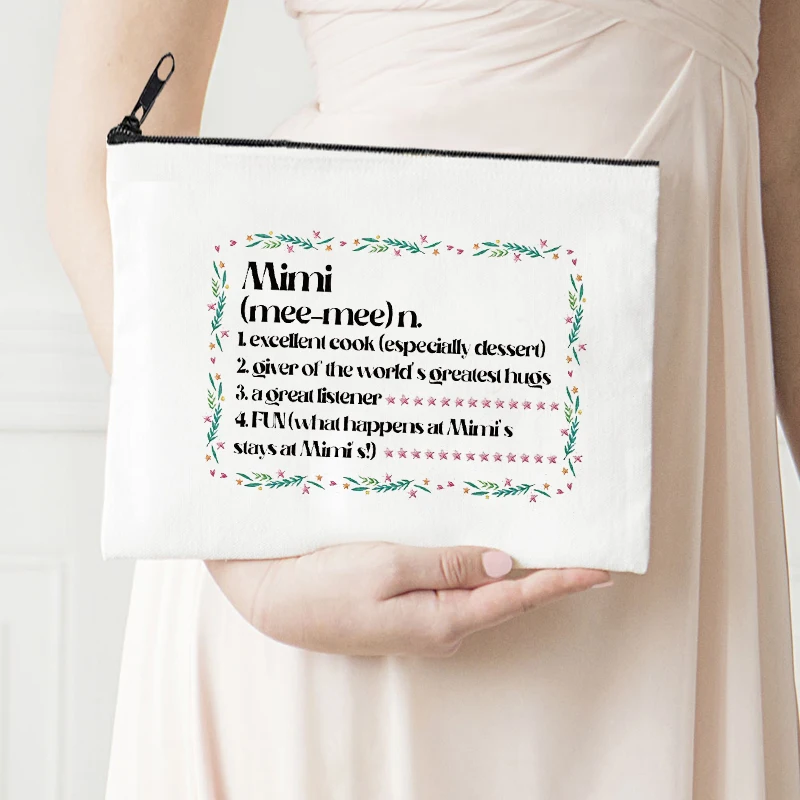 

Best Mom Pouch Fashion 2021 Makeup Bags Canvas Storage Bag Cosmetic Bags Bridesmaid Proposal Gift Day of Mother Case