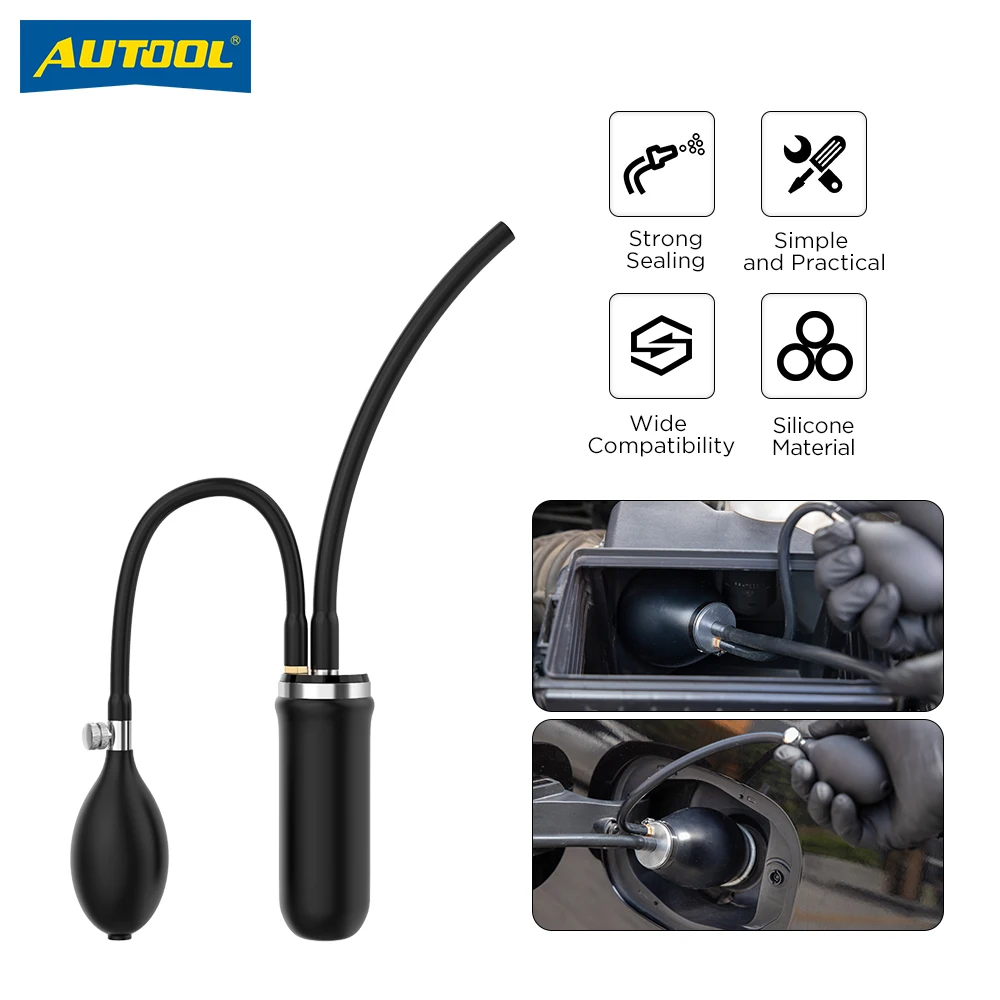 AUTOOL дымовая машина быстрый Впускной адаптер датчик утечки Пузырькового пузыря