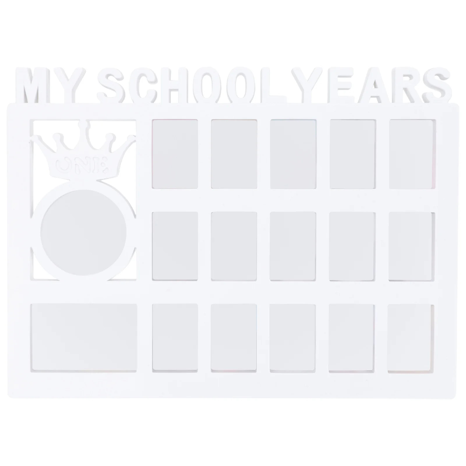 

Frame Picture Photo School Graduation Years Wall Celebrate Frames Tabletop Holder Record Growth Kids Milestone Grad Mounted