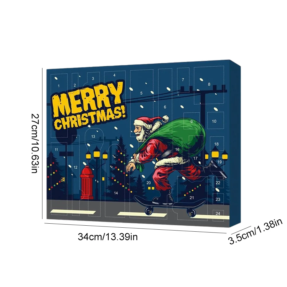 Рождественские наборы для выживания Адвент-календарь отпуска 24-дневный