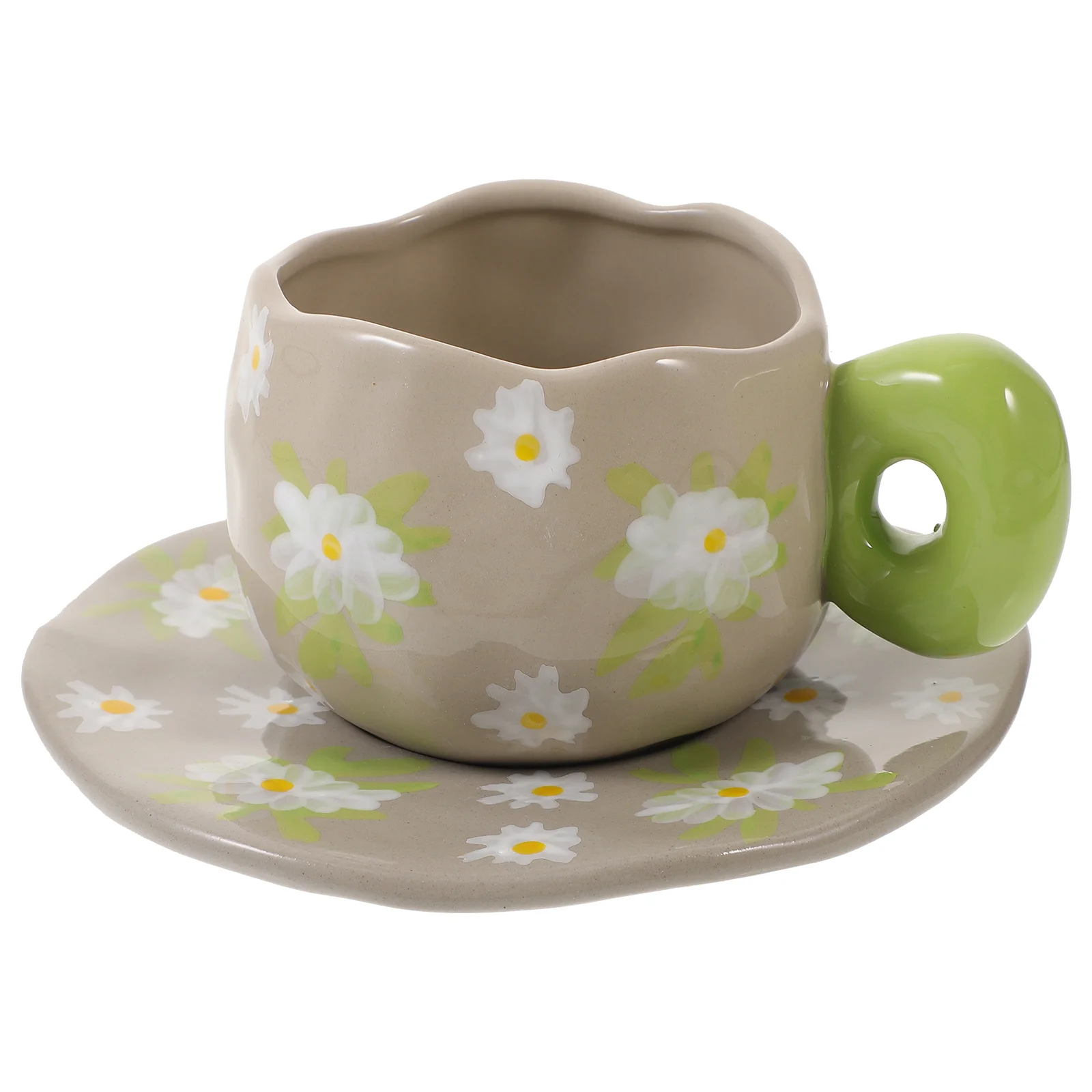 

Desktop Coffee Mug Office Decor Fine Mugs Decorative Water Cup With Saucer Ceramics Delicate Milk