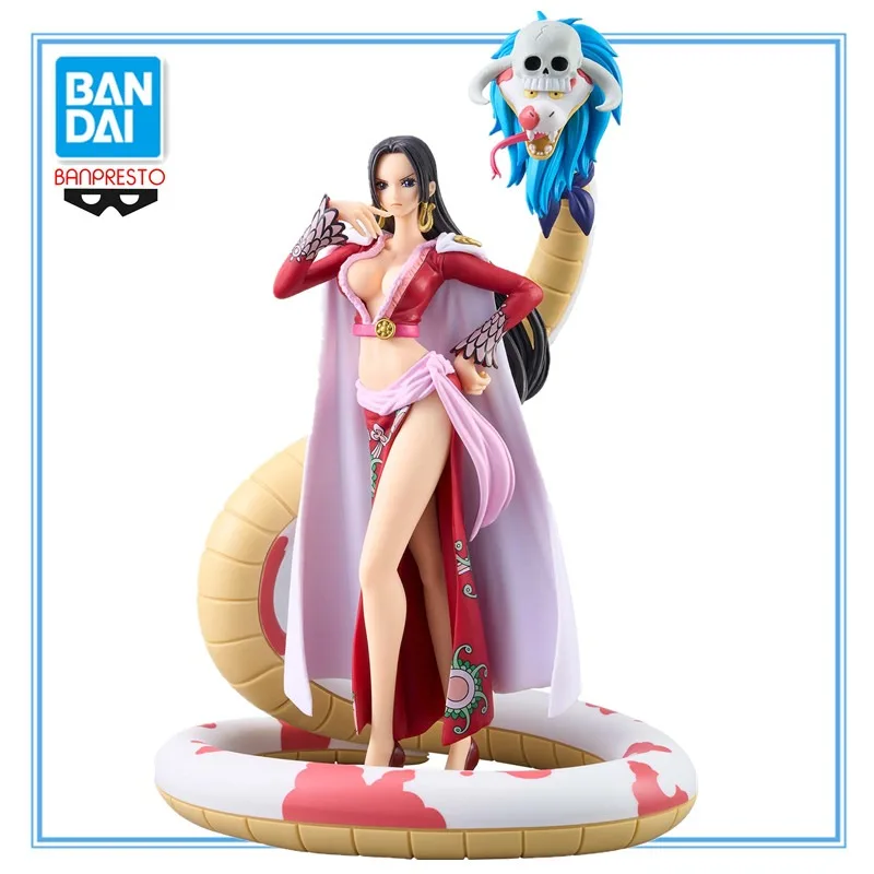 В наличии BANDAI Banpresto DXF One Piece Boa Hancock The Grandline Series Extra Bishoujo Фигурка Коллекционная