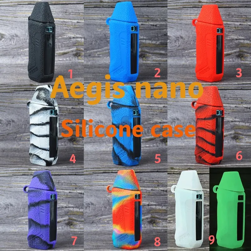 

New soft silicone protective case for aegis nano no e-cigarette only case rubber sleeve shield wrap skin 1pcs