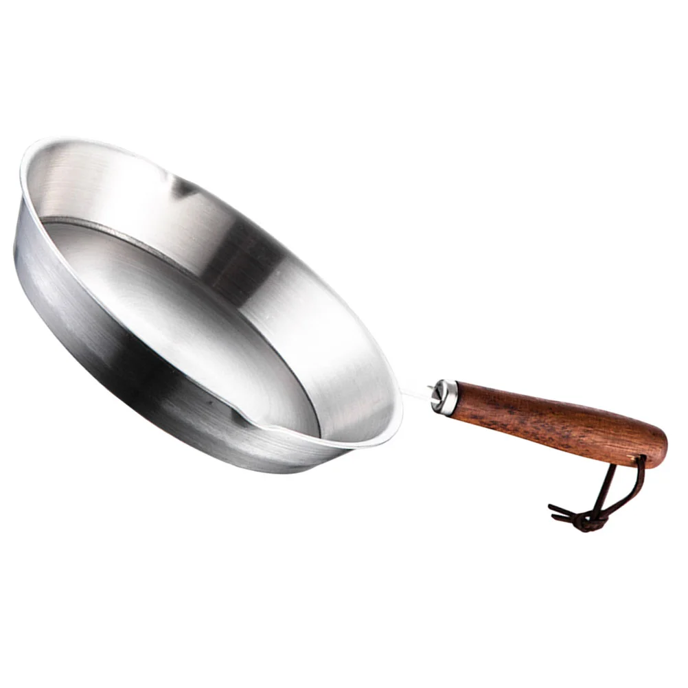 

Skillet Stainless Steel Fry Pan For Eggs Breakfast Pan for Cooking Frying Home Kitchen