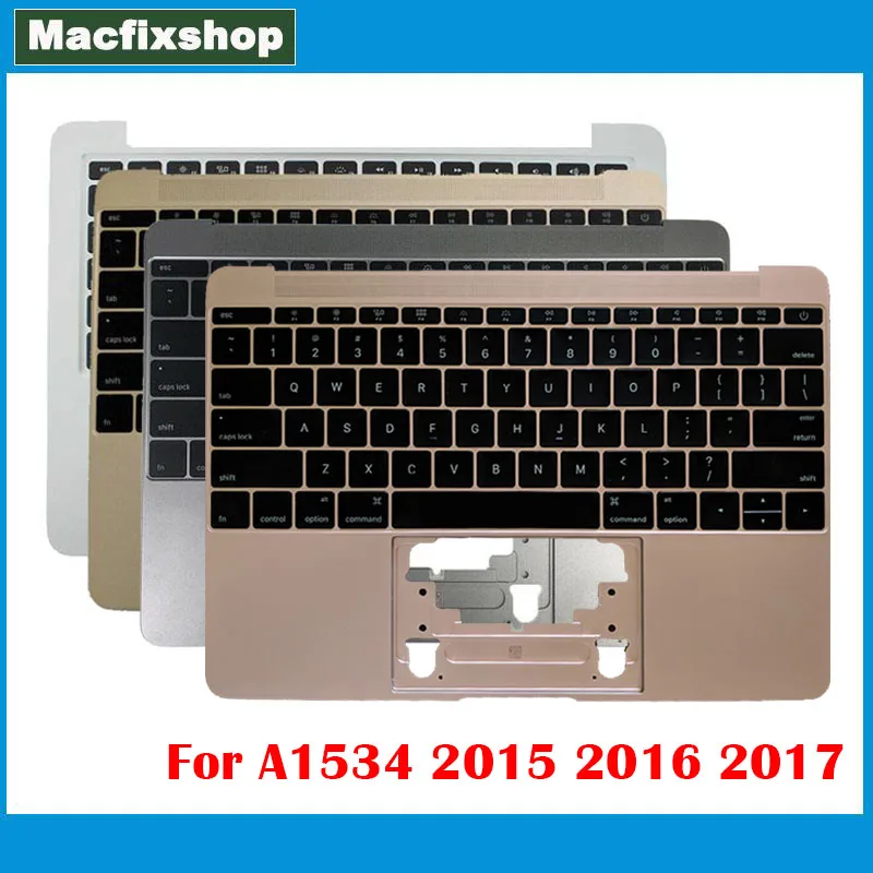 Оригинальный топкий чехол A1534 с клавиатурой 2015 2016 2017 для Macbook 12 дюймов верхний