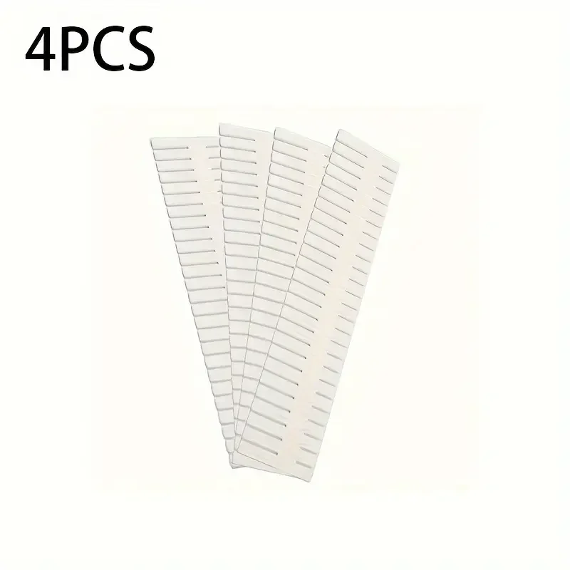 Пластиковые регулируемые разделители для ящиков 4 шт розовые