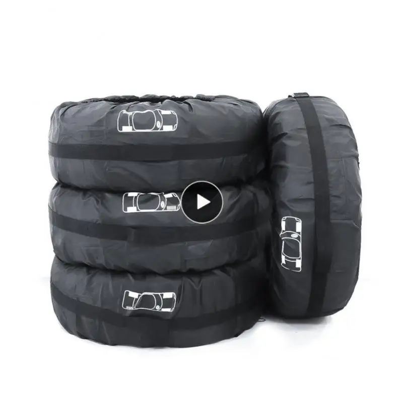 

Case Polyester Spare Tire Cover Waterproof Tire Cover Multipurpose Dust-proof Protector Styling Auto Wheel Tire Storage Bags