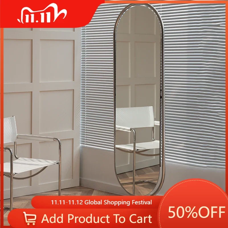 

Modern Mirror Hallway Portable Aesthetic Large Floor Room Wall Mirror Free Shipping Espejo Maquillaje Luz House Decoration