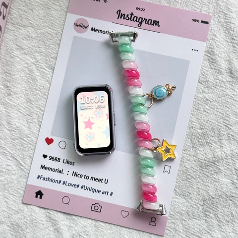 Ремешок I LOVE LUO для Huawei Band 8 9 10