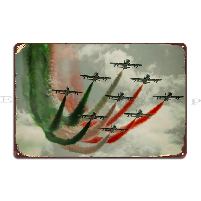 

Italian Airshow Monza Metal Plaque Poster PaintingWall Decor Wall Custom Character Wall Mural Tin Sign Poster