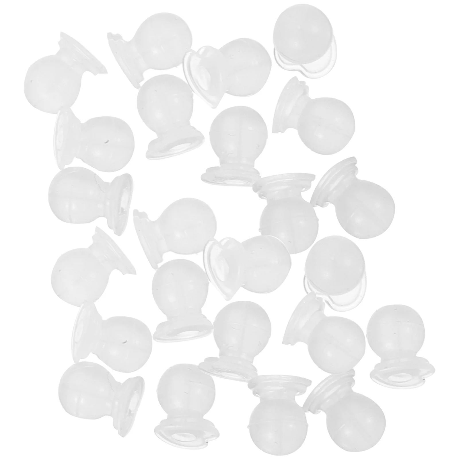 

50 шт., силиконовые затычки для сережек-гвоздиков