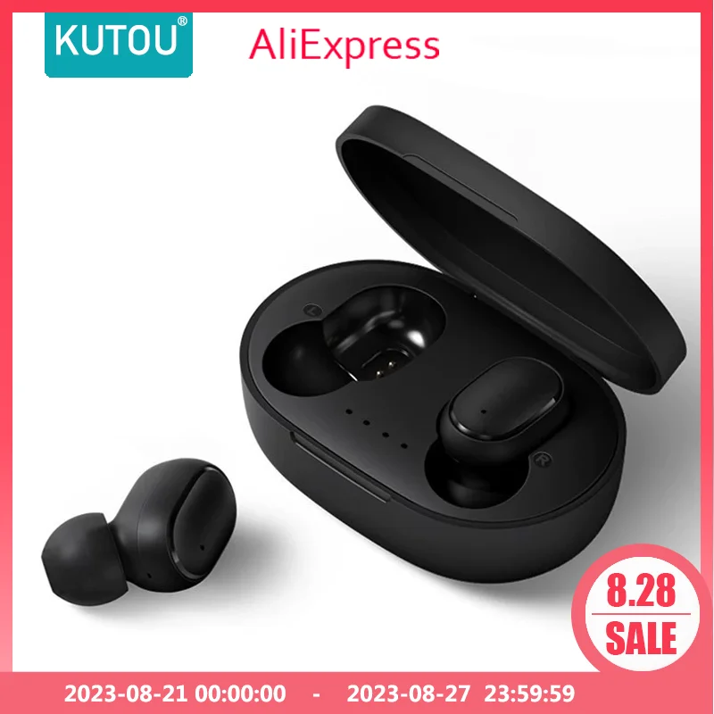 

KUTOU Wireless Bluetooth Headset TWS In-ear Earphone Sports Earbuds Stereo Headphone With For Smart Charging Box