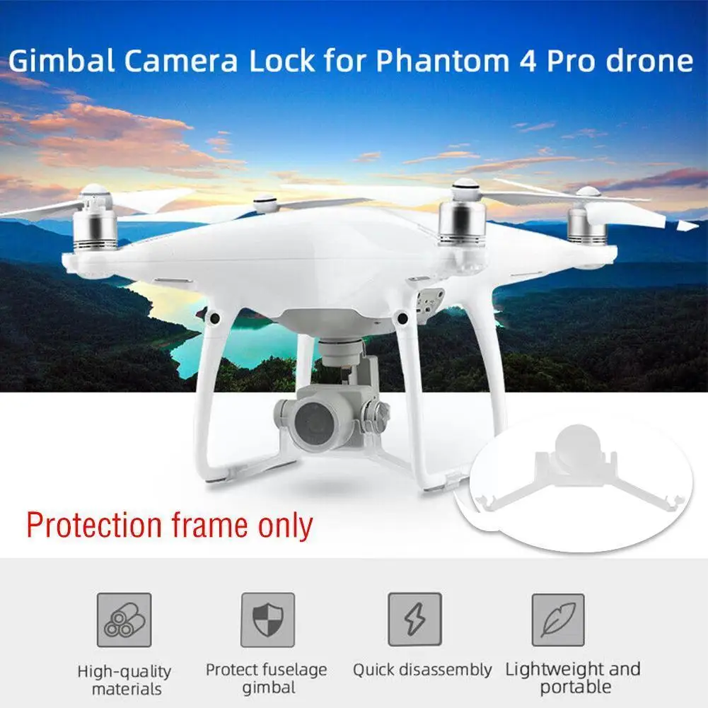 

Для Phantom 4 Pro Gimbal Lock стабилизатор крышка объектива камеры Пряжка для крышки камеры Phantom 4/pro фиксированный шарнирный замок Acce P4m5