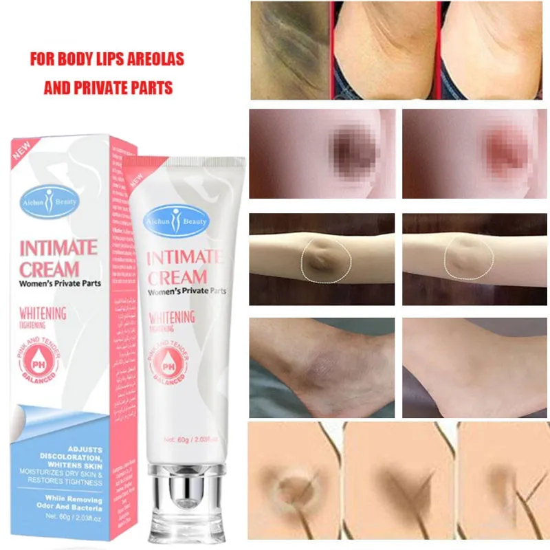 

3Days Armpit Whitening Cream Skin Lightening Bleaching Cream For Underarm Dark Skin Legs Knees Whitening Intimate Body Lotion