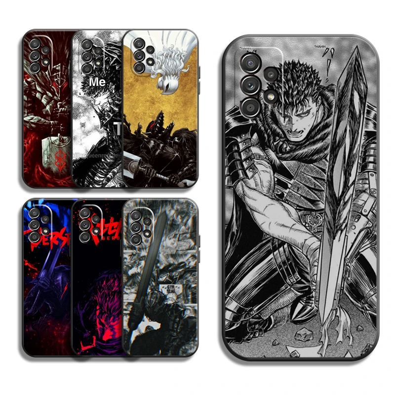 

Berserk Japanese Anime Phone Cases For Samsung Galaxy A51 4G A51 5G A71 4G A71 5G A52 4G A52 5G A72 4G A72 5G Funda Carcasa