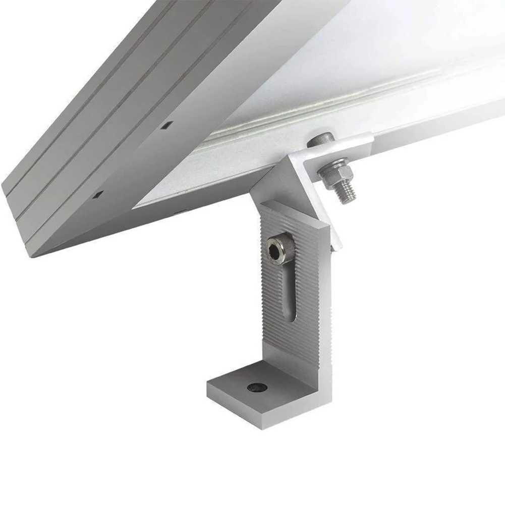 

Solar Panel Photovoltaic Bracket Accessories Flat Roof Tilt Mount L Connector For Inclined Roof Flat Roof Ground Tool Parts