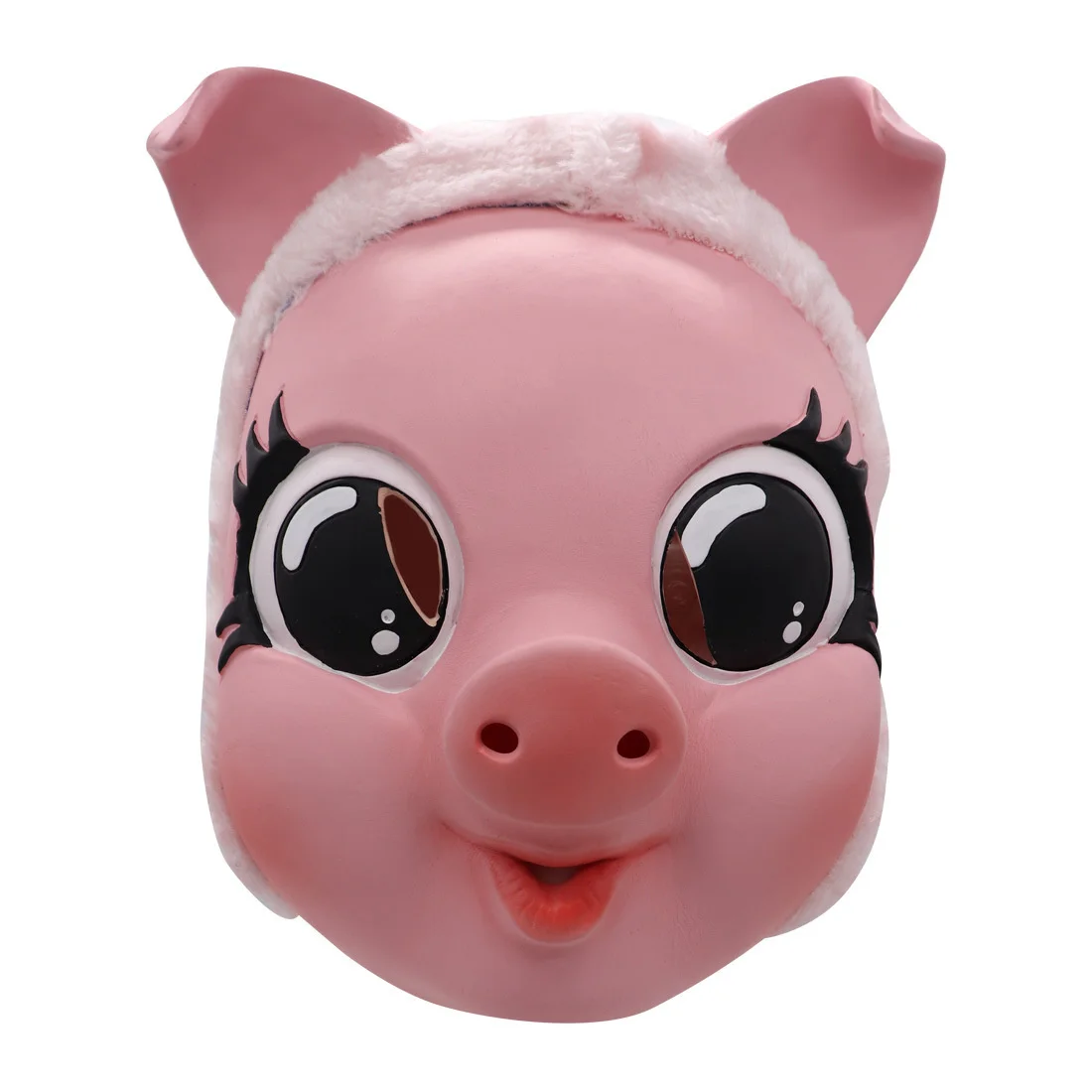 

Kill Eve movie Headcover Tiktok net red pig head props cute animal latex mask small abnormal killer