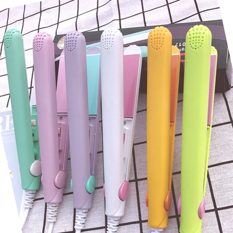 mini professional hair straightener & Curling Iron Styling Tools 3 in 1 Hair Iron High Quality flat iron Straightening hot comb