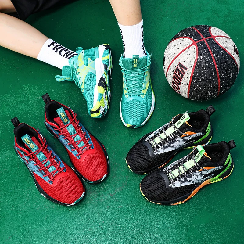 Basketball Shoes Breathable Confortable Sports Shoes Training Athletic Basketball Sneakers Men Zapatos De Mujer Tendencia