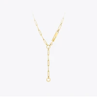 enfashion punk stainless steel link chain choker necklace women gold color simple necklaces femme fashion jewelry gifts p193061