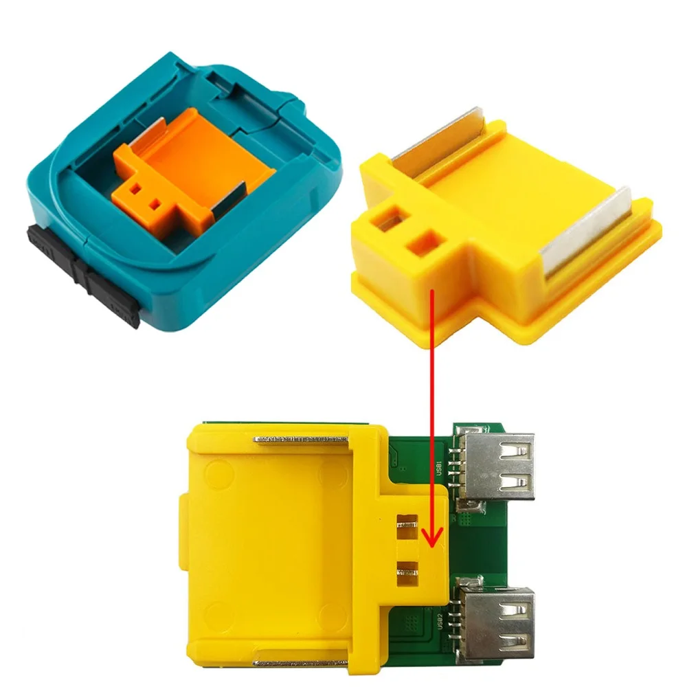 

1PCS Connector Terminal Block Charger Adapter Converter For Makita 18V Li-ion Battery BL1815 BL1830 BL1430 Electric Power Tools