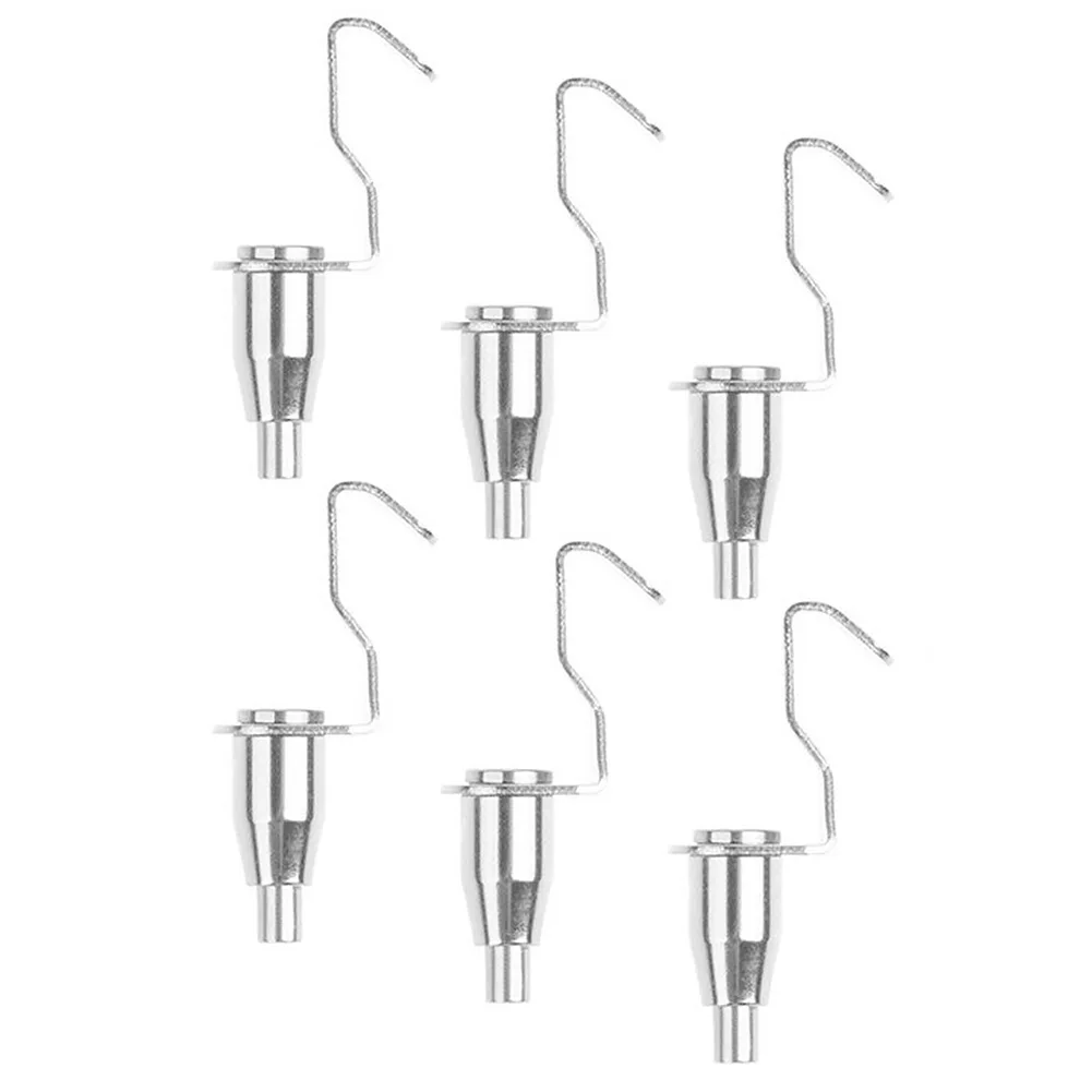 

6pcs Painting Hook Display Hanger Adjustable Metal Wirerope Picture Hanging Art Gallery Exhibition Accessory Strong Bearing