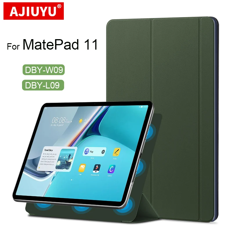 

Case For Huawei Matepad 11 DBY-W09 L09 10.95" Tablet Smart Shell Stand Cover protect matepad 11 2021 Strong Magnetic Adsorption