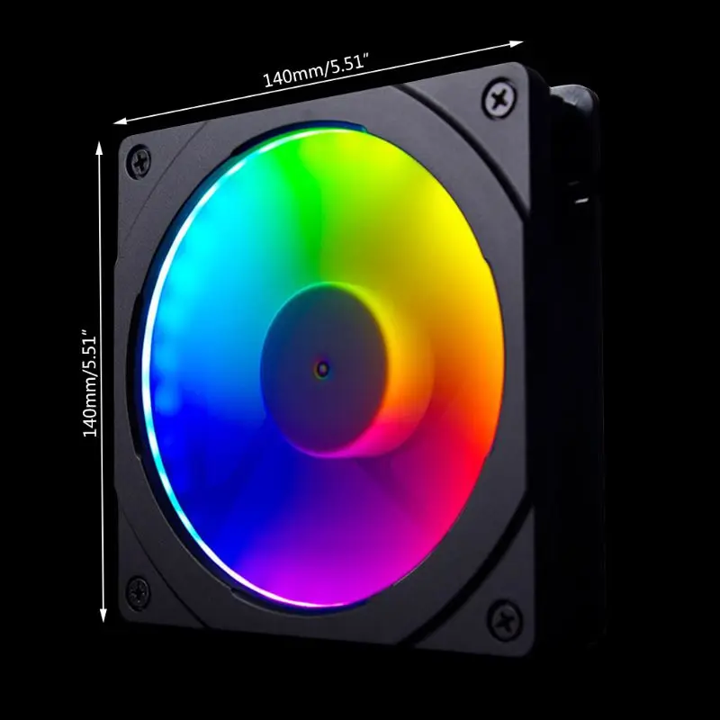 

RGB-вентилятор для чехла со светодиодный подсветкой, 120/140 мм