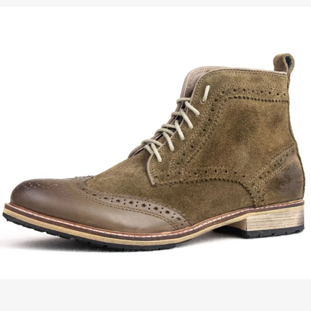 

Fashion Classic Italian Design Dress Shoes Soft Men's Leather Boots