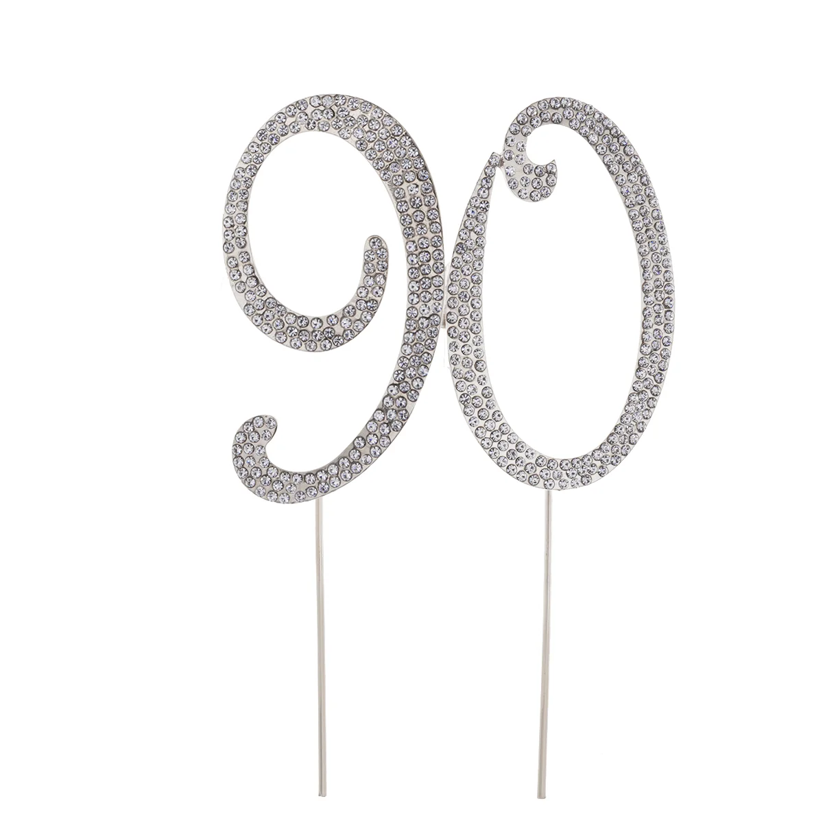 

Cake Birthday Topperr15Th Anniversary Rhinestones Decorative Topperss Decorations Girls Numberwedding 15