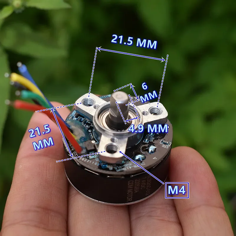 

BL3525O 35 мм Бесщеточный двигатель BLDC Мини-фасциальный пистолет Электродвигатель с драйвером DC 5 В 6 В 7,4 В Большой крутящий момент Прочный двигатель ШИМ-скорость