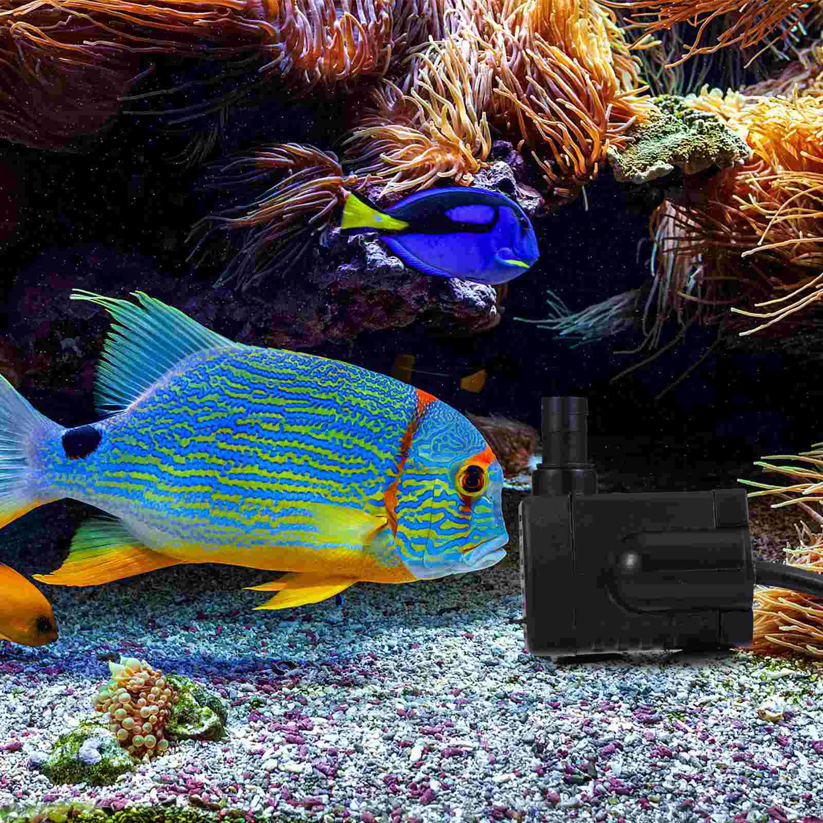 UEETEK Аквариумный фонтанный насос переменного тока 220 В л/ч 4 Вт Погружной водяной