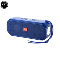 portable bluetooth compatible fm radio speaker solar charging super bass stereo subwoofer tws radio receiver with flashlight