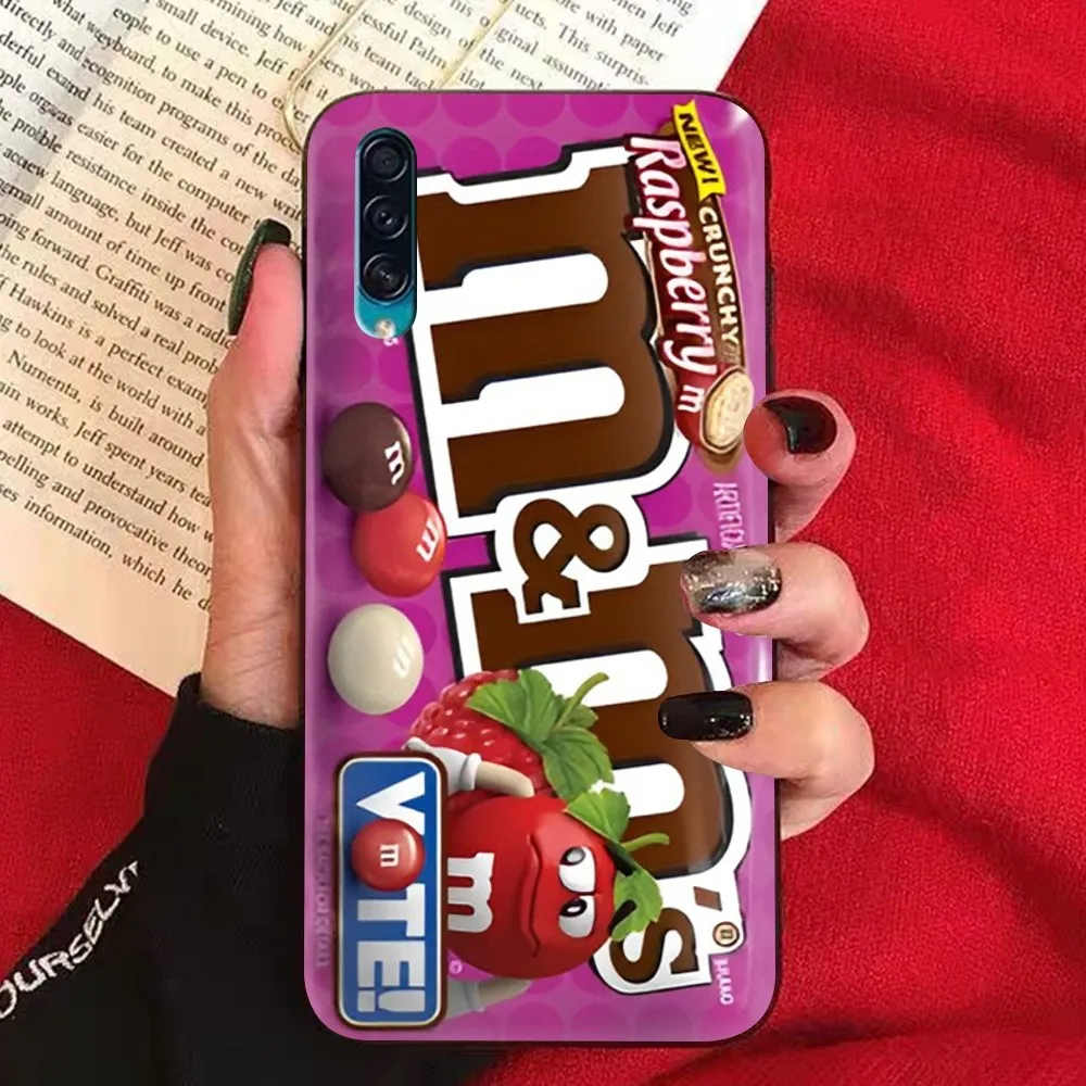 M-M &amp Ms-s шоколадный чехол для Samsung A 10 11 12 13 20 21 22 30 31 32 40 51 52 53 70 71 72 73 91