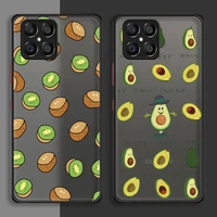 celular hard back case for honor x8 x9 x7 20 30 50 9s y6 pro y5p y7a 9a 8x y7 8a y9 prime avocado kiwi fruit summer pc full