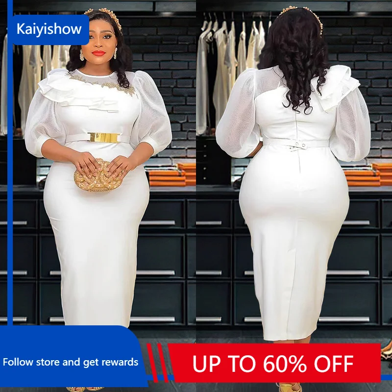 

Африканские платья для женщин 2023 Дашики облегающее Африканское платье африканская одежда модные элегантные платья Женская африканская одежда