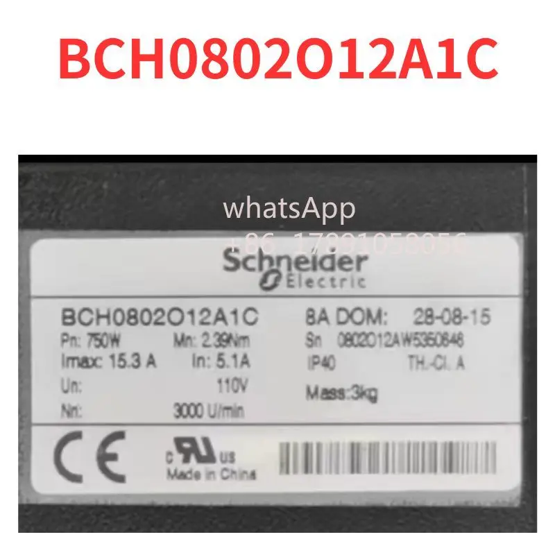 90% новый серводвигатель BCH0802O12A1C протестирован нормально
