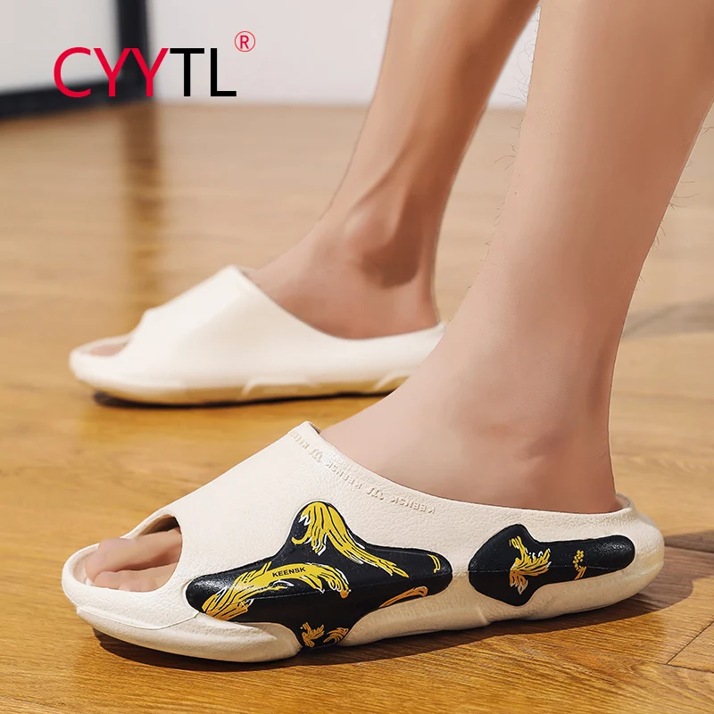 

CYYTL 2022 New Home Slippers for Women Men Indoor Non Slip Quick Drying Shower Shoes Outdoor Beach Summer Bathroom Sandals