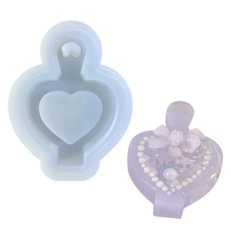 

Resin Casting Shaker Mold Epoxy Quicksand Silicone Molds Resin Shaker Mold for Pendant Jewelry Keychain Decoration Craft F3MD