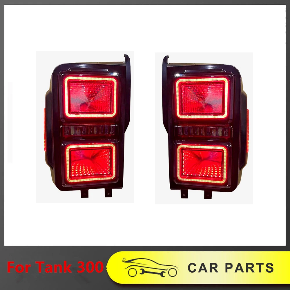 

1 Pair Car Exterior Led Turn Signal brake Lights For Great Wall TANK 300 Tank 300 2022 2023 2024 Rear Lamps Tail Lamp Assembly