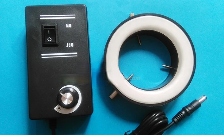 

Inner Diameter 60MM Adjustable Stereo Microscope Ring Light Source LED Light Visual Light Source Frosted Cover