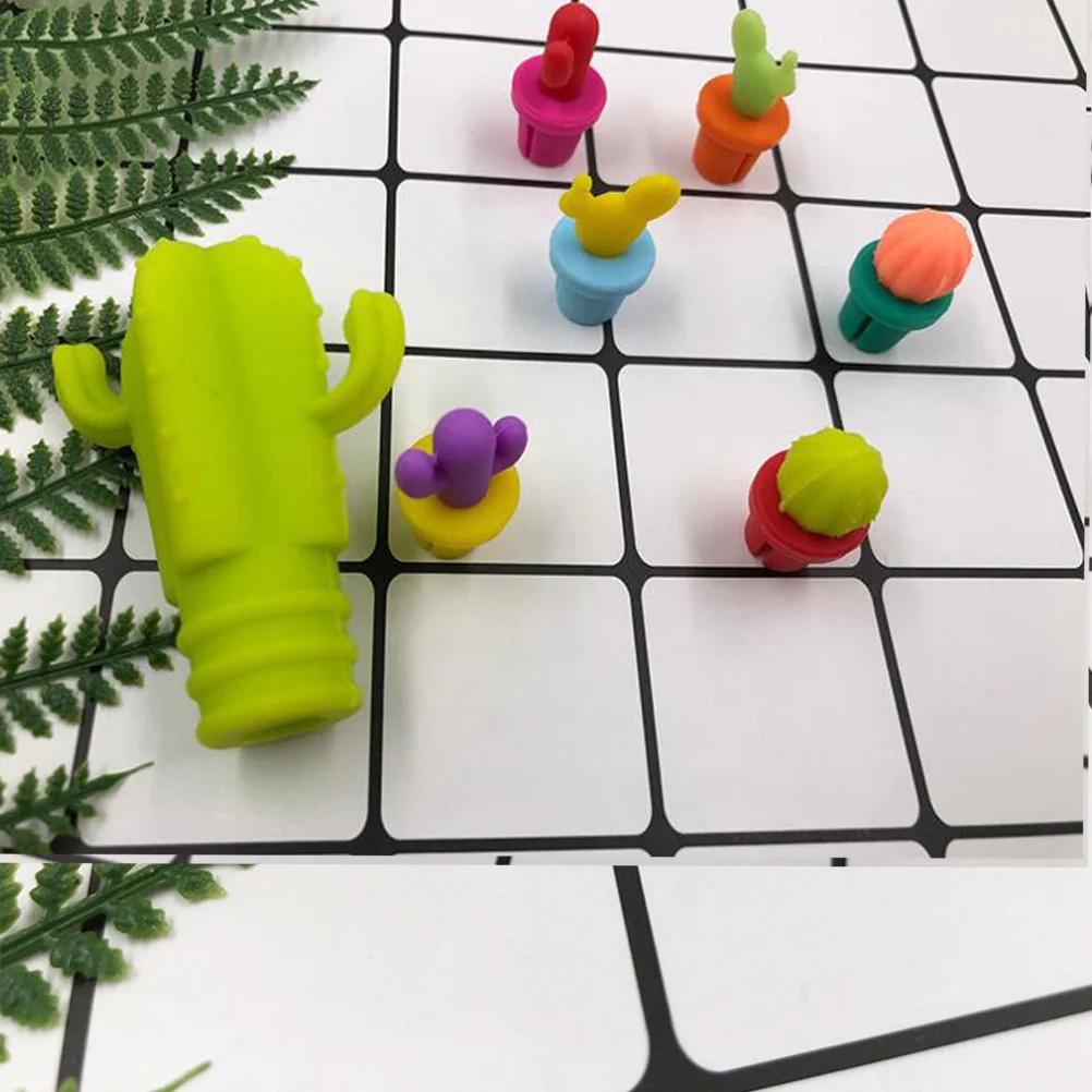 7-шт. пробка для напитков инструмент консервации силиконовая крышка в форме