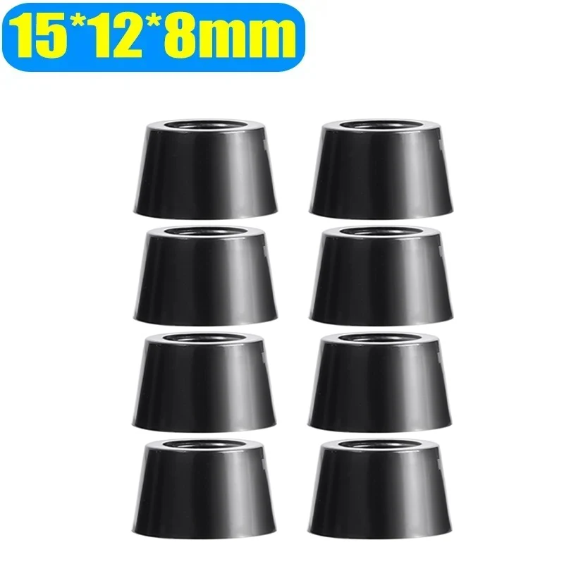 

120/8 шт., черные резиновые подушечки для ножек, чехол для ножек стола, стула, разделочная доска, нескользящая мебель, аксессуары для улучшения стабильности