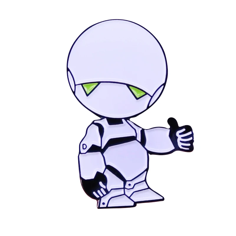 

B0652 Cartoon Cute Enamel Pins Robot Brooches For Clothing Backpack Lapel Hat Badges Fashion Jewelry Accessories Gifts