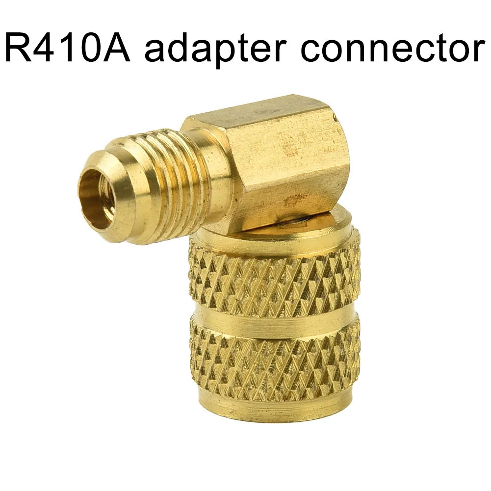 

Соединитель адаптера R410A 1/4SAE на 5/16SAE с подвижной головкой адаптер для кондиционирования воздуха быстроразъемные соединители обслуживание кондиционирования воздуха