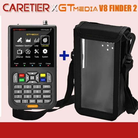 Бразилия GTMEDIA V8 Finder 2 спутниковый искатель сигналов DVB-S/S2/S2X Digital 1080P HD H.264 VS ST-5150 V8 Finder PRO WS6933 WS6980