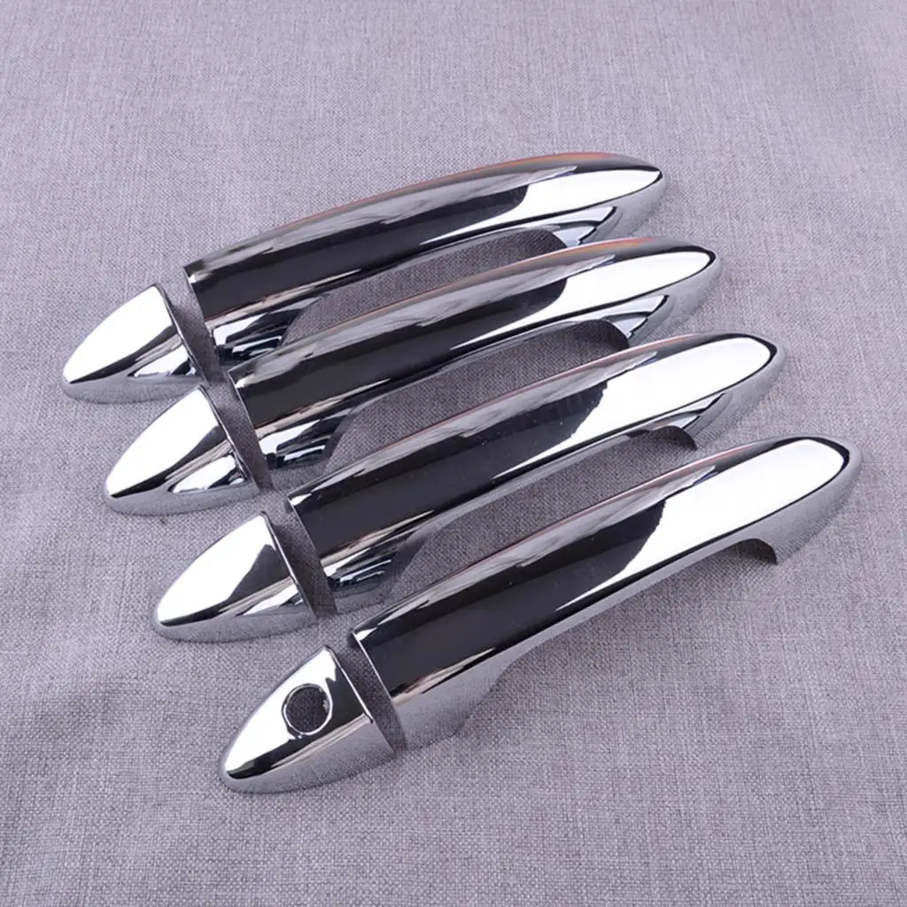 

Набор накладок на дверную ручку автомобиля, с одним отверстием для ключа, серебристый АБС-пластик, подходит для Honda Pilot SUV 2016 2017 2018 2019 2020 2021